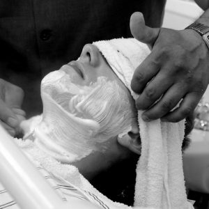 hot towel shave